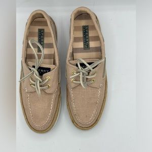 SPERRY Women’s Bahama Canvas  Boat  Shoes Size 7M